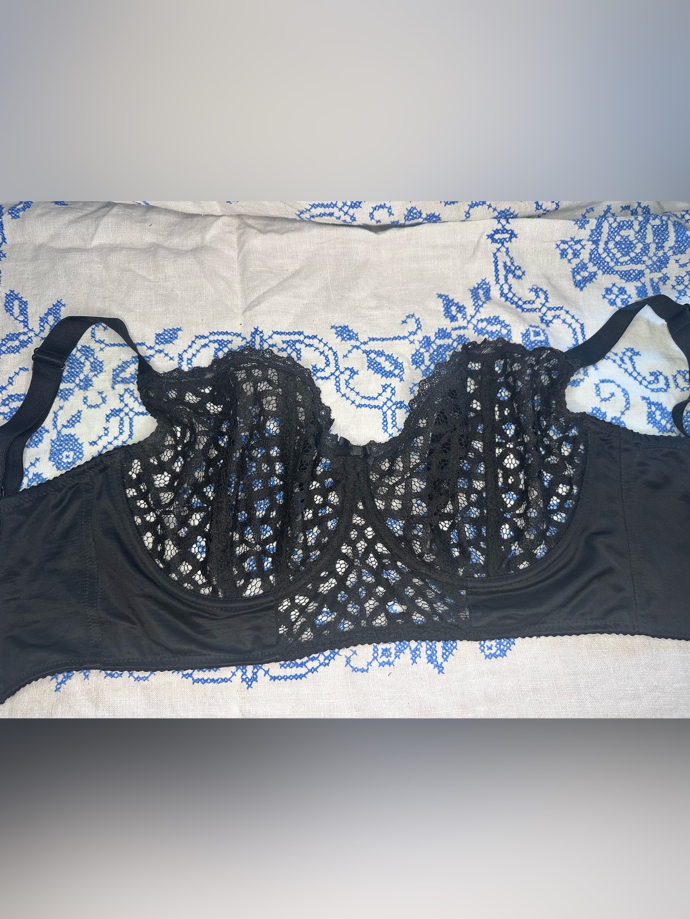 Comexim Balconette Longline 30JJ Black Lace